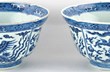 Blue and white bowls