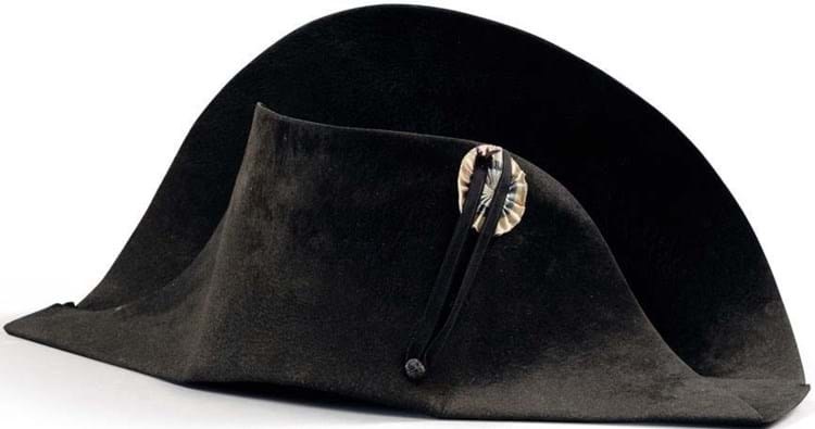 A hat worn by Napoleon