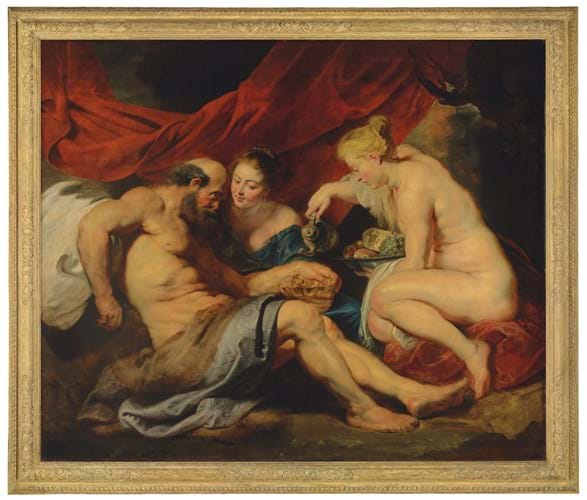 Lot and his Daughters by Sir Peter Paul Rubens