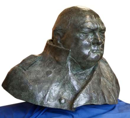 Ivor Roberts-Jones sculpture of Sir Winston Churchill 