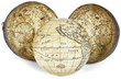 Charles II period pocket globe 