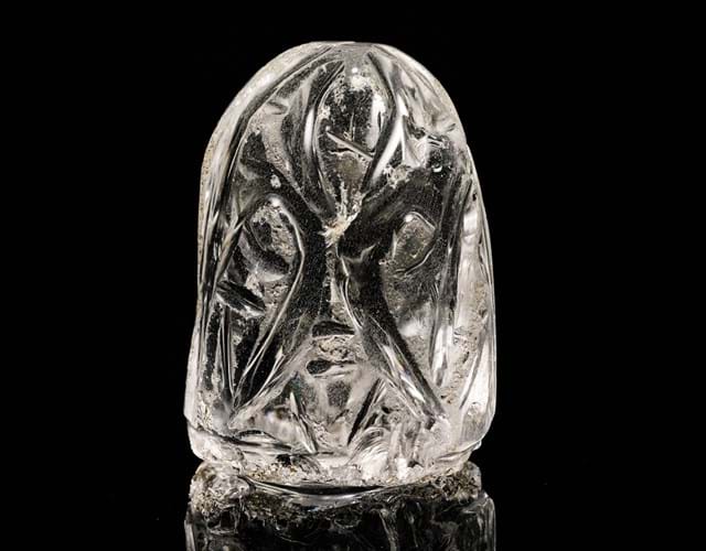 Fatimid rock crystal chess piece from Lothar Schmid collection
