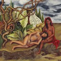 Dos desnudos en el bosque by Frida Kahlo