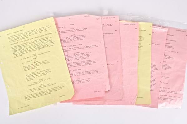 pages of script from The Empire Strikes Back 