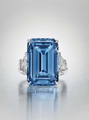 Oppenheimer blue diamond from Christie's Geneva sale