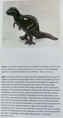 Fabergé T-Rex