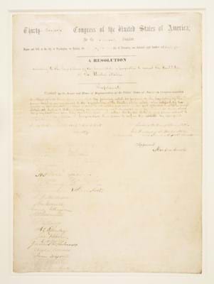 The 1865 13th Amendment