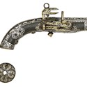 Caucasian 35-bore miquelet-lock pistol