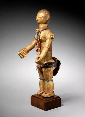 wooden statue from the Ivory Coast