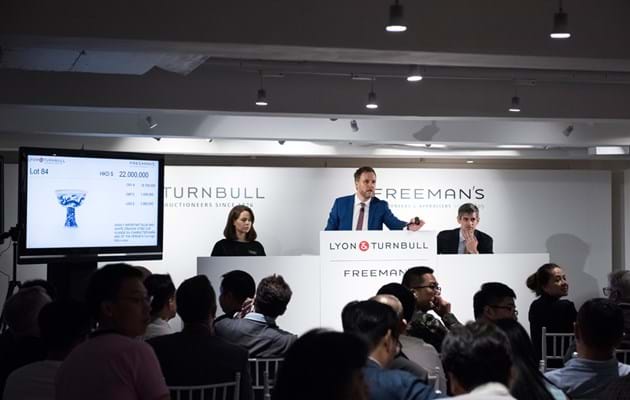 Lee Young during Lyon & Turnbull's Hong Kong sale