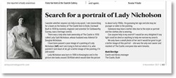 ATG letter: That portrait looks more like Lady Sybil’s mother-in-law