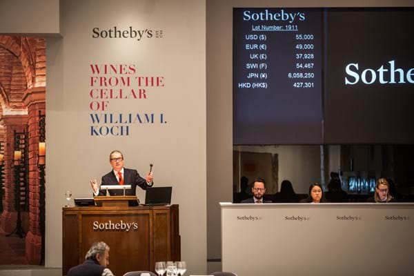 The Koch wine collection under the hammer at Sotheby's