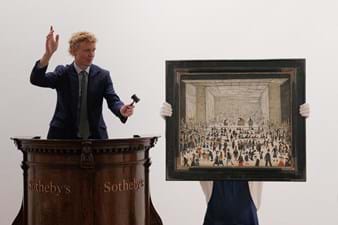 'The Auction' LS Lowry