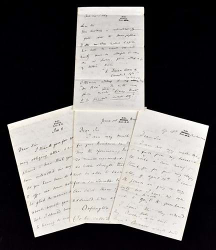 Charles Darwin letters