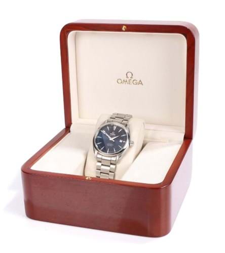 An Omega watch