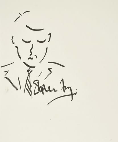 A self-portrait by Stephen Fry