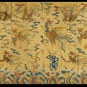 Imperial Qianlong silk wall hanging