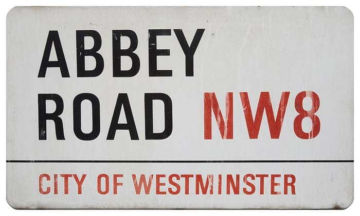 Abbey Road street sign