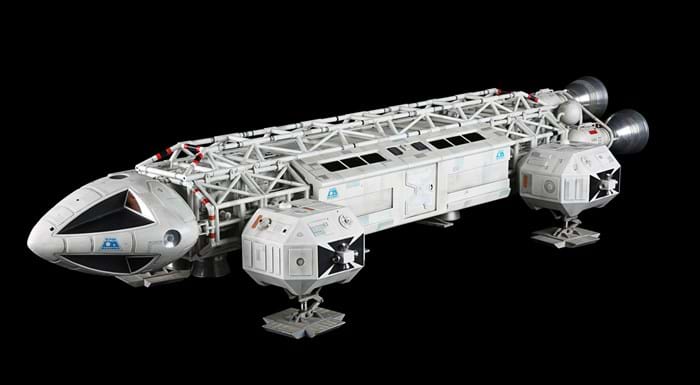 A model Eagle Transporter from the sci-fi television series Space: 1999