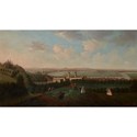 A panoramic painting of London