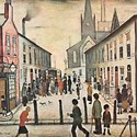 'The Fever Van' by LS Lowry 