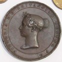 A Victorian 1842 bronze medal