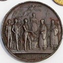 Victorian 1842 bronze medal 