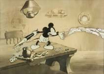 Image of Mickey Mouse challenging pirate to a duel offered at Heritage Auctions