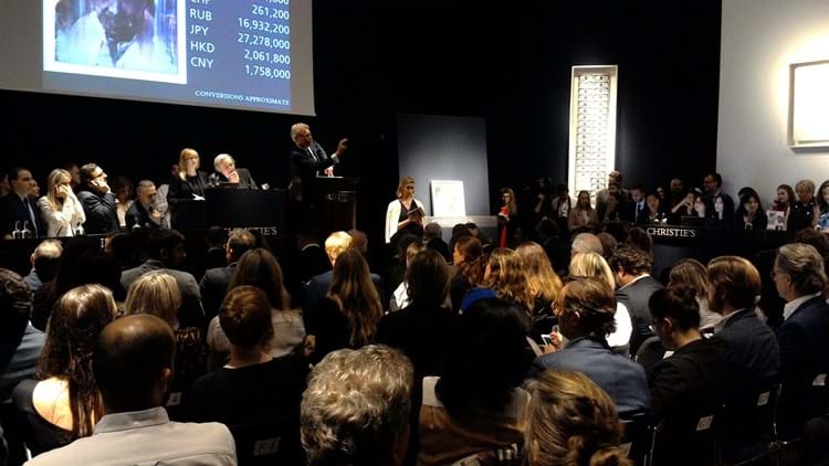 Christie’s post-war and contemporary art auction