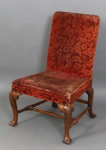 George II walnut chair 
