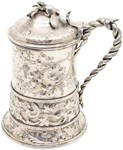Silver tankard from Canadian admirers of British pluck