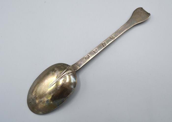 Norwich silver trefid spoon