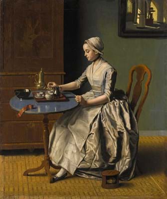 Jean-Etienne Liotard scene at Sotheby's 