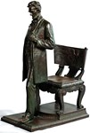 Abraham Lincoln bronze scaled down but makes a big price