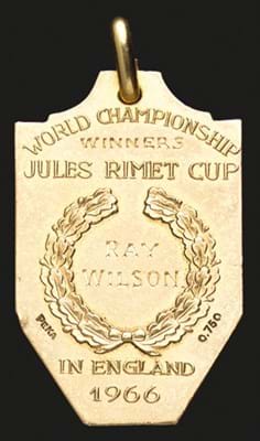 Ray Wilson’s winners’ medal from 1966