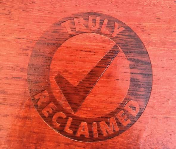 Truly Reclaimed label