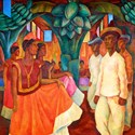 Baile en Tehuantepec by Diego Rivera 