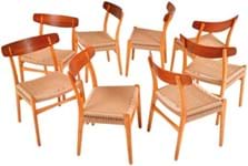 The web shop window: A set of 1950s Danish chairs