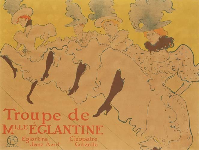 Troupe de Mille Églantine by Henri de Toulouse-Lautrec
