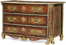 Commode linked to Parisian ebeniste Nicolas Sageot offered in Swiss sale