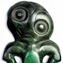 Maori hei-tiki pendant