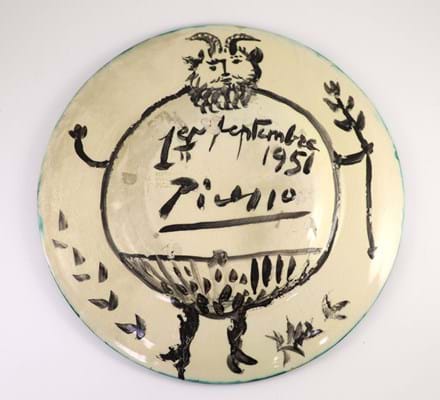 Picasso for Madoura Pottery charger