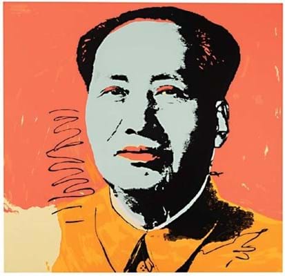 Andy Warhol Mao Zedong silkscreen print