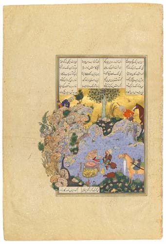 Folio number 451 from the Shah Tahmasp Shahnama