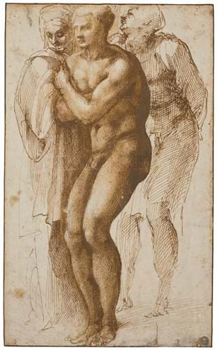 Michelangelo drawing at Christies