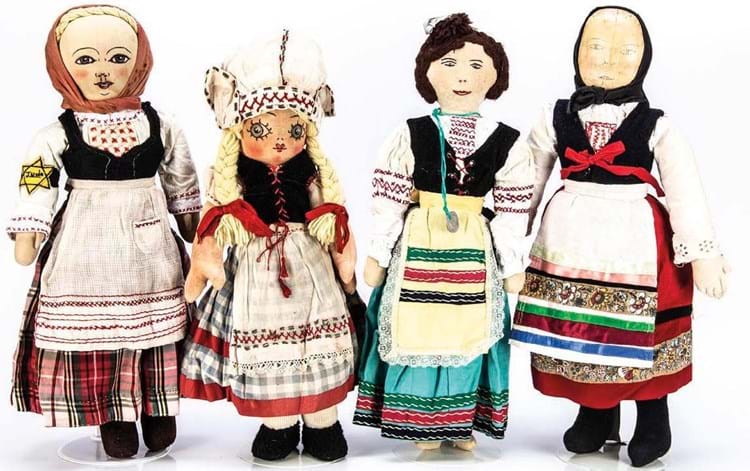 Dolls made by Bergen-Belsen victims after liberation