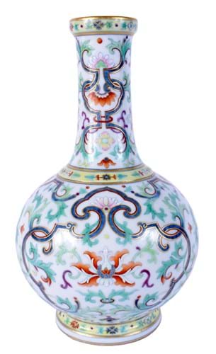 Doucai porcelain vase with Qianlong marks