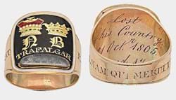 Nelson mourning ring by ‘special request’