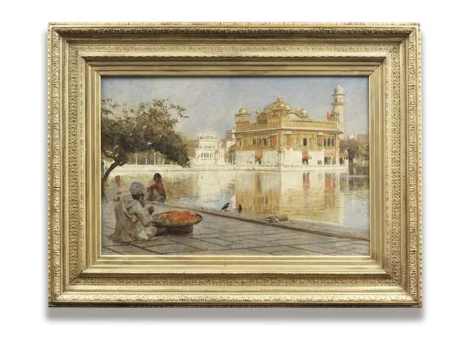 The Golden Temple at Amritsar painting