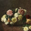 Still life 'Roses' by Henri Fantin-Latour